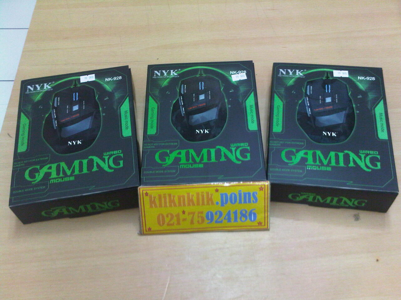 jual mouse Gaming wired NYK NK-928 @kliknklikpoins