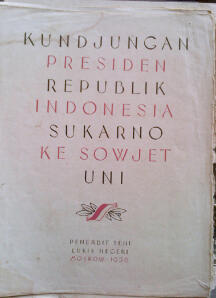 Buku Tua Kunjungan Bung Karno ke Uni Soviet