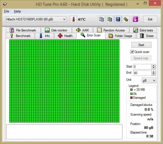 Hdd 80GB sata hitachi mantap