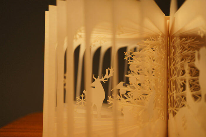 Diorama 3D dari Potongan Kertas Oleh Yusuke Oono
