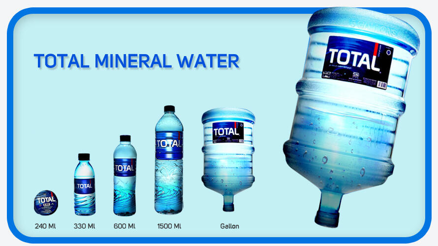 Jual Air Minum Mineral TOTAL Distributor Bekasi & Jakarta