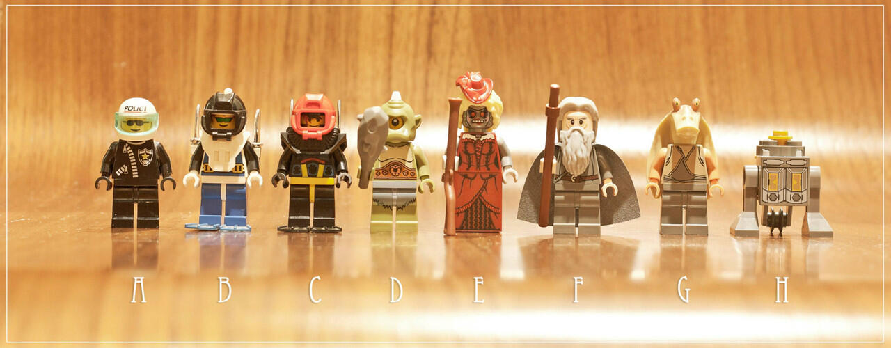 MINIFIGURE LEGO ORIGINAL - 8 PCS