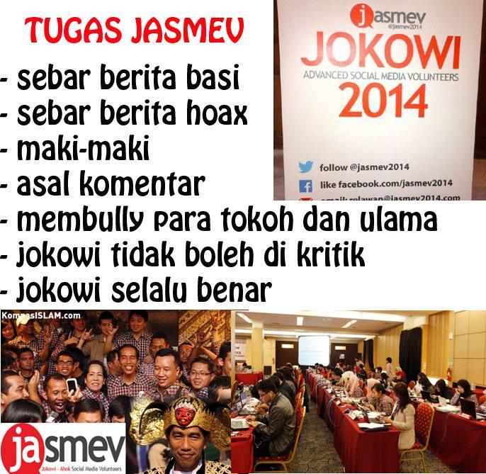 ::: INI 12 KUNCI JAWABAN MENGHADAPI ‪#‎JASMEV‬ KETIKA NABI JOKOWI DI KRITIK :::