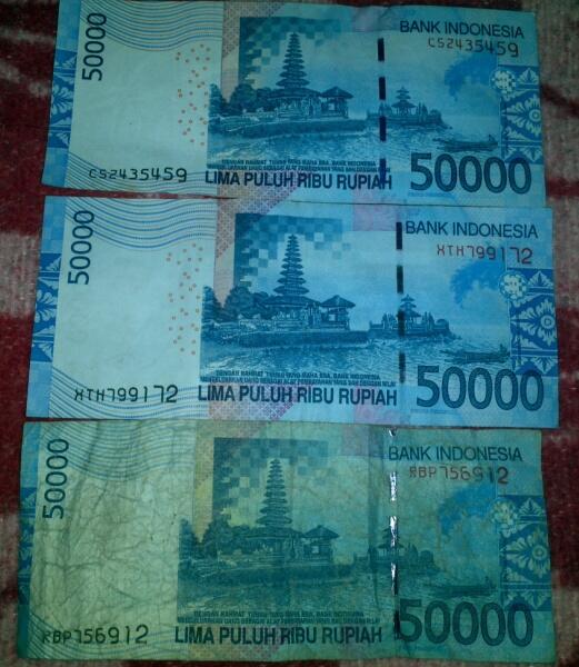Kenapa ya Uang Kertas 50.000 terbitan tahun 2005 ukuranya kecil???