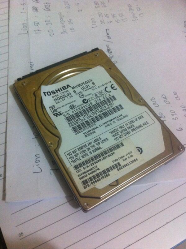 Hardisk toshiba 500gb sata