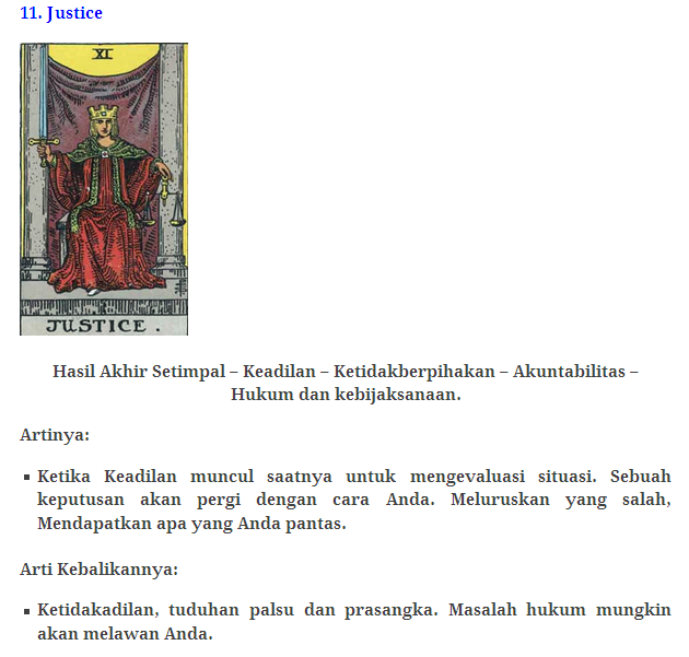 78 Kartu Tarot beserta artinya!