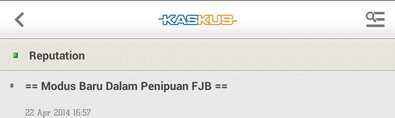 == Modus Baru Dalam Penipuan FJB ==