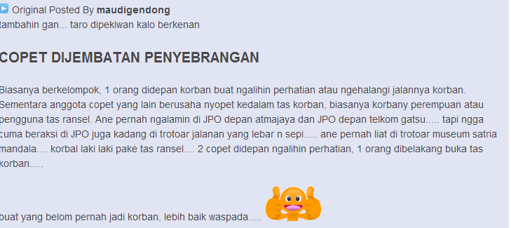 Mari mengenali beberapa jenis &quot; COPET&quot;, Dan membuat kita lebih &quot;WASPADA&quot;!