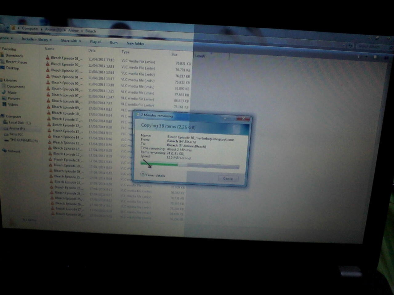 (ASK) Laptop ane kok layar nya burem setengah