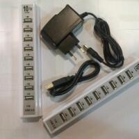 usb hub 10 port plus adaptor