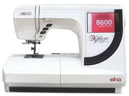 mesin bordir dan jahit elna 8600