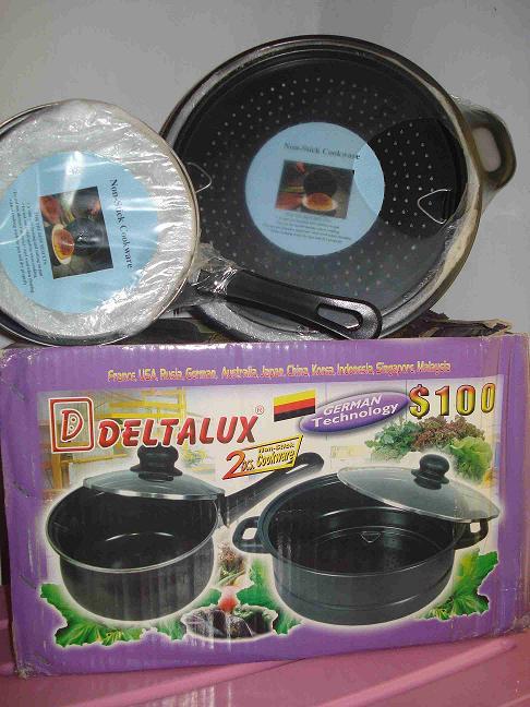 Teflon Panci merk DELTALUX impor Jerman original segel kerdus dan garansi