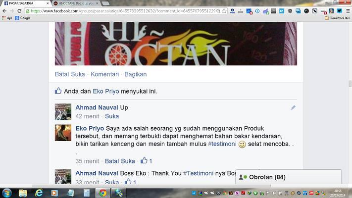 Cairan PengHEMAT Bensin HI-OCTAN dan HI-CESTER