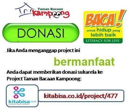 Donasi untuk Taman Bacaan Kampoong