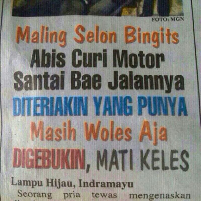 koran gaul ...bikin ngakak