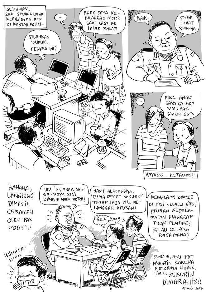 Komik Tentang Kehidupan di Jalanan