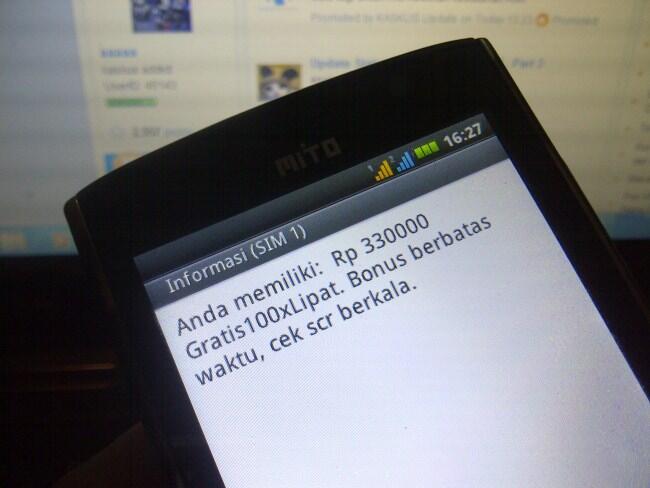 Bonus salah satu Operator Mencapai 650k gan masuk (full pict) no sensor