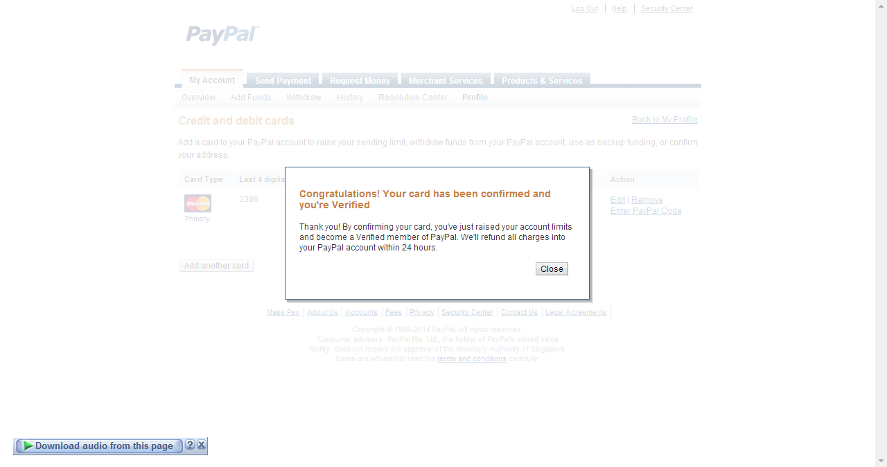 VCC Paypal Murah, Saldo Paypal, VCC Play Store, VCC Developer Google, VCC Etsy, Skril