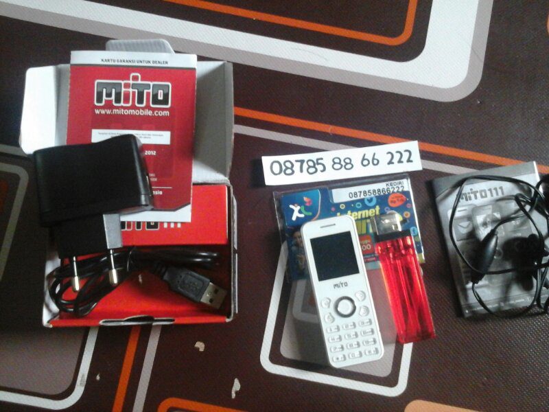 hp cina mini/kecil mito 111 + perdana xl cantik