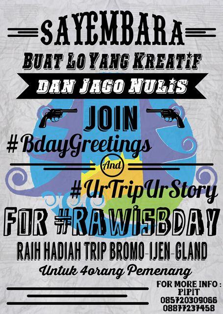 Bagi-bagi Trip Gratis nih buat Agan-agan dan Aganwati