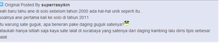 ( Sebuah Kenangan ) Kota Solo dan sekitarnya sebelum tahun 2000