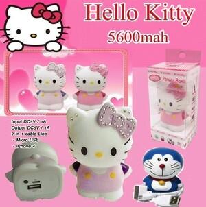 Powerbank Doraemon,Hello Kitty 3D