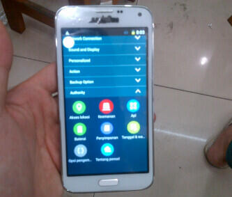 Replika Samsung S5 Gold KingC AG 4Arah 16MP+DS S.Jantung Retina GG Fingerprint FU PM