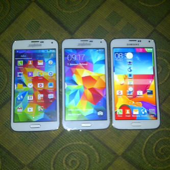Replika Samsung S5 Gold KingC AG 4Arah 16MP+DS S.Jantung Retina GG Fingerprint FU PM