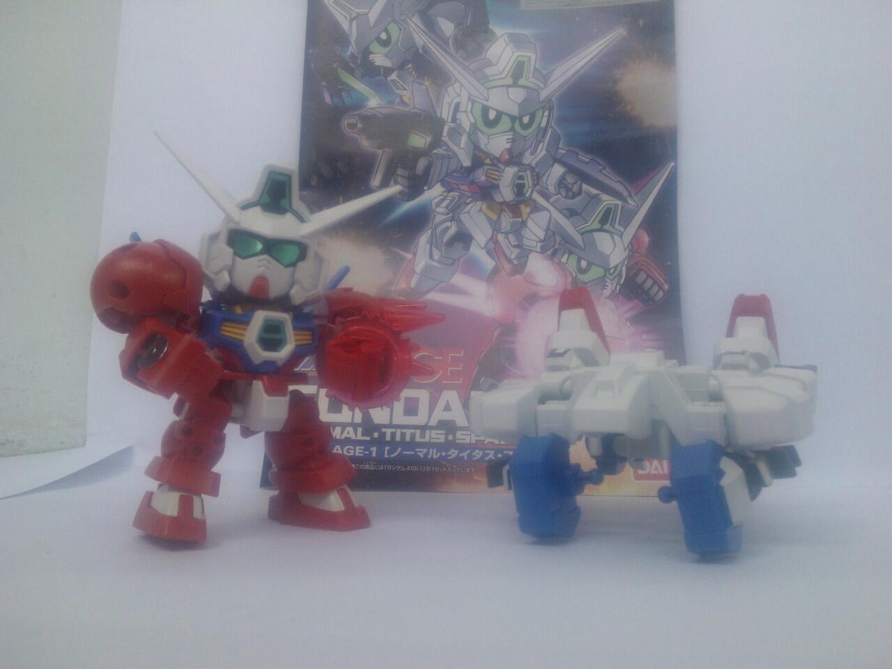 JUAL KOLPRI SD GUNDAM AGE-1, AGE-3, FULL ARMOR GUNDAM