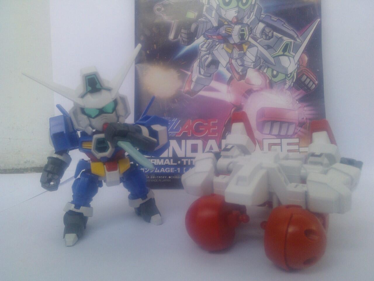 JUAL KOLPRI SD GUNDAM AGE-1, AGE-3, FULL ARMOR GUNDAM