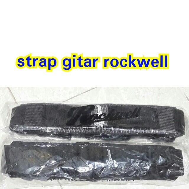 jual strap gitar elektrik, akustik, nylon, bass merk rockwell, kualitas bagus gan