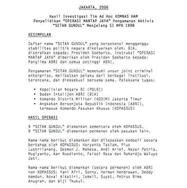 &#91;BANYAK PENOLAKAN&#93;Koalisi Masyarakat Sipil Nilai Pencapresan Prabowo Bermasalah Hukum