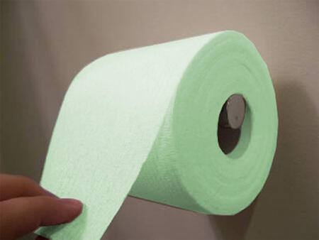 Merubah tissu toilet menjadi tissu yang unik . rare gan!
