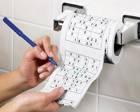 Merubah tissu toilet menjadi tissu yang unik . rare gan!