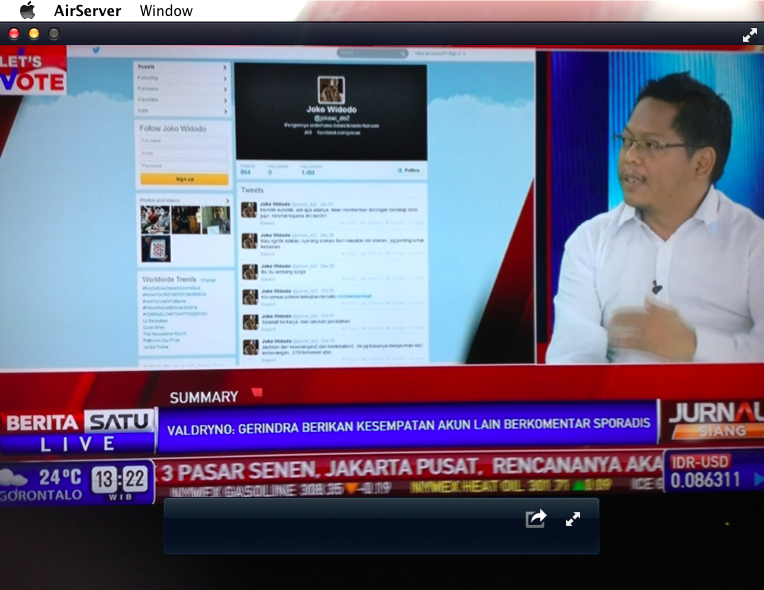 live@berisatu HD : panasbung gerindra nongol di beritasatu