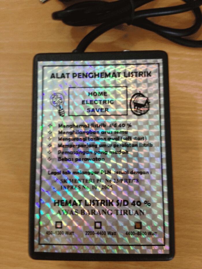 Penghemat Listrik Semua Daya 450 - 8800, Bisa Hemat Listrik s/d 40% Bergaransi