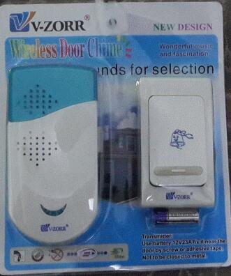 Bell Pintu Tanpa Kabel/Door Bell chime Wireless V-ZORR