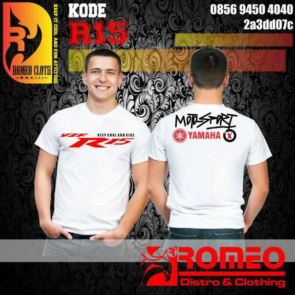 Terjual tshirt yamaha R15 | KASKUS