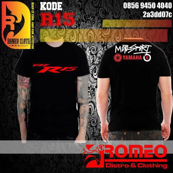 Terjual tshirt yamaha R15 | KASKUS