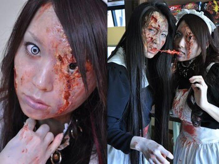 Sensasi Makan Dilayani Zombie Di Jepang