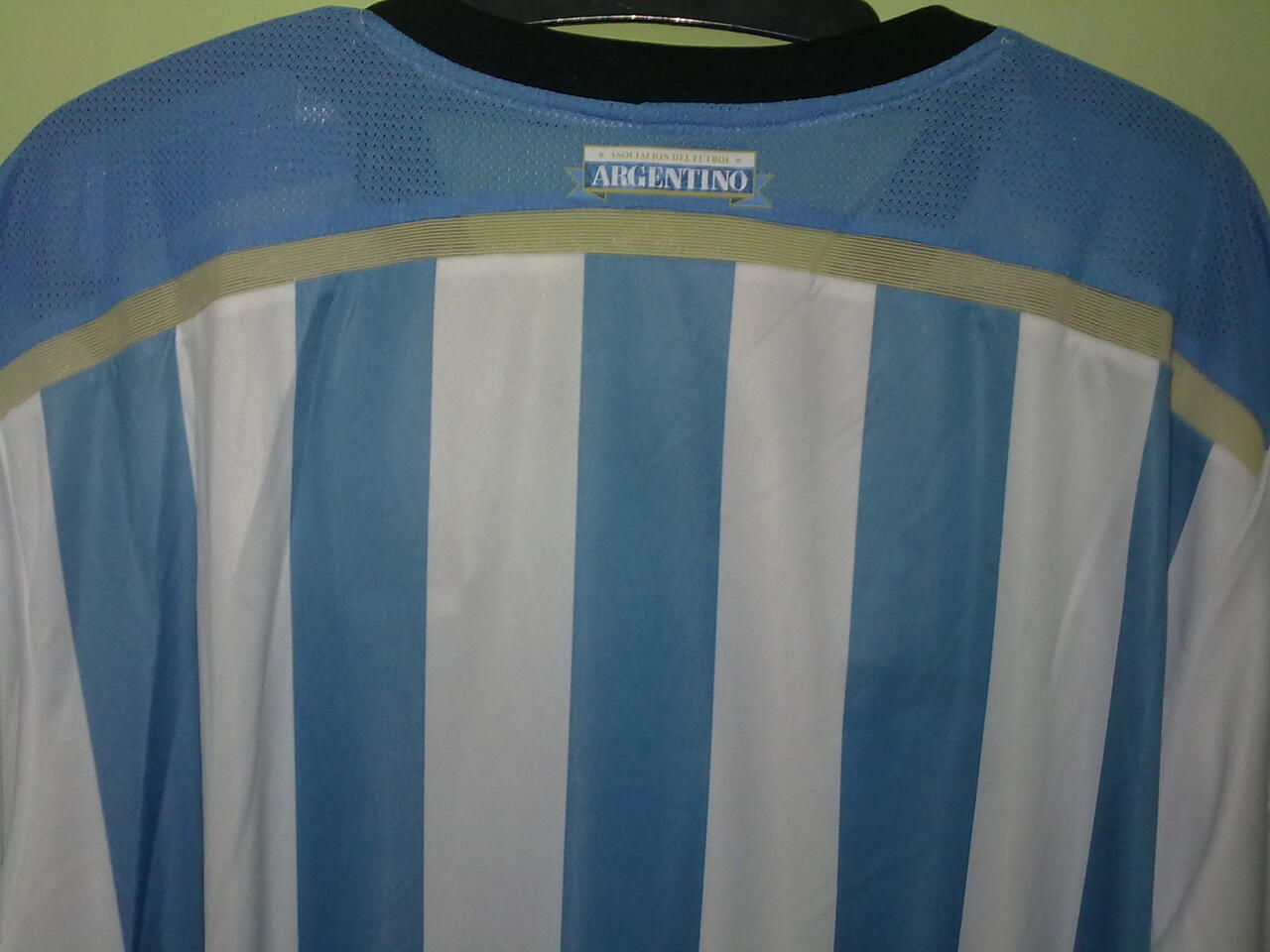 Jersey Grade Ori Argentina Home World Cup 2014