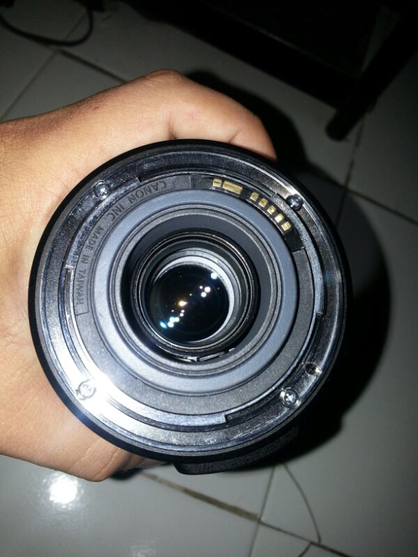 Jual lensa canon 18-135 kondisi apa adanys