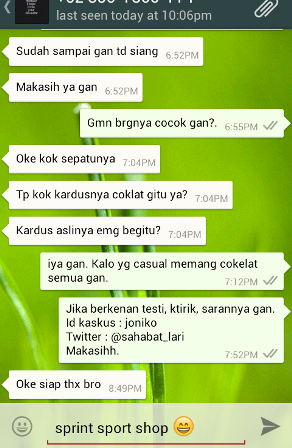 --- SPRINT SPORT SHOP Official Testimonies ---