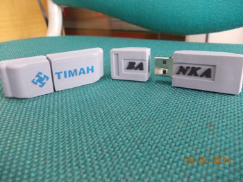 merch perusahaan2 besar yg pernah memeasan flashdisk unik cv lamda