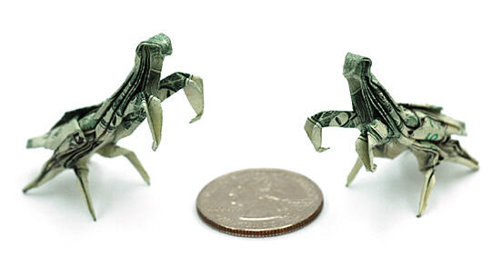 Origami Kreatif Terbuat Dari Uang Kertas