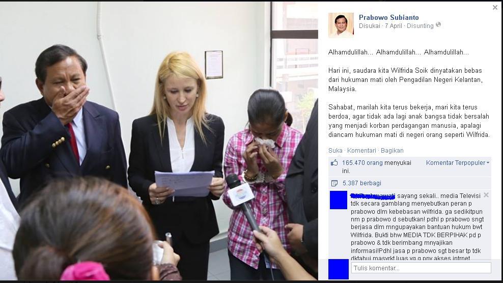 PRABOWO TIDAK PINTAR BERTEORI