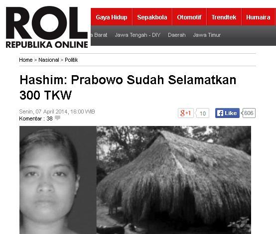 PRABOWO TIDAK PINTAR BERTEORI