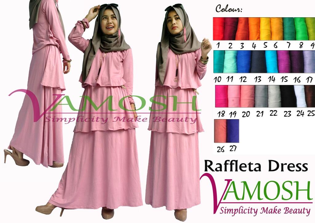 Terjual Dress  Gamis Polos  Motif Kain Berkualitas Harga  