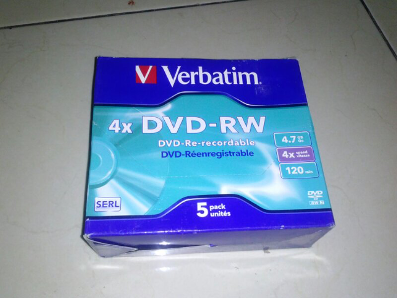 dvd rw verbatim