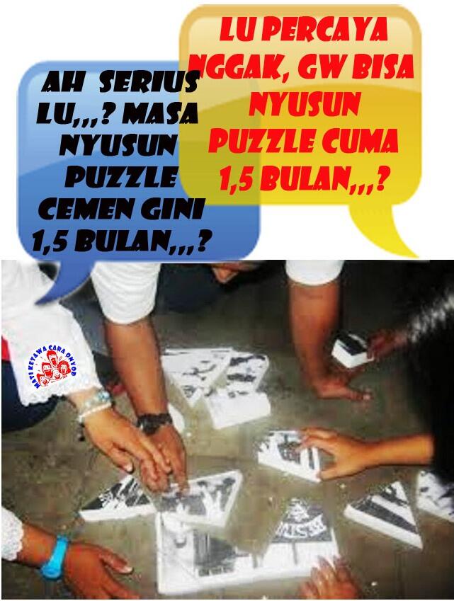Onyod Bangga Nyusun Puzzle Dengan Cepat